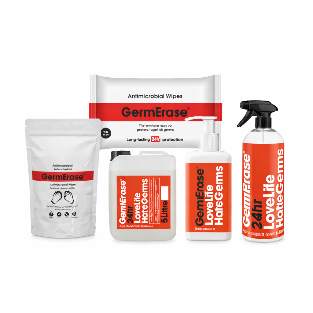 Non-Alcoholic Disinfectants & Antiseptics - GermErase Range